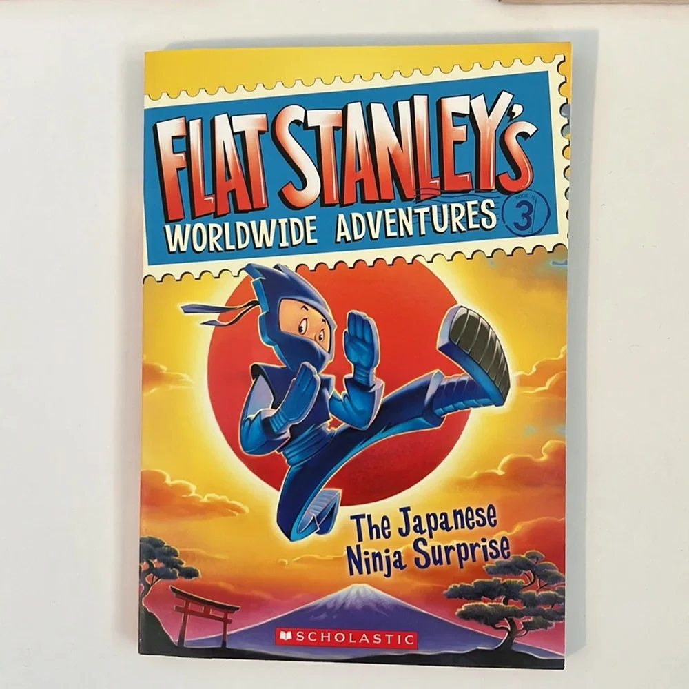 Kids Flat Stanley Book Bundle: Stanley, Flat Again!, In Space!, Ninja Surprise